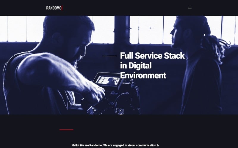 randomo impressive managementmarketing agency wordpress theme original