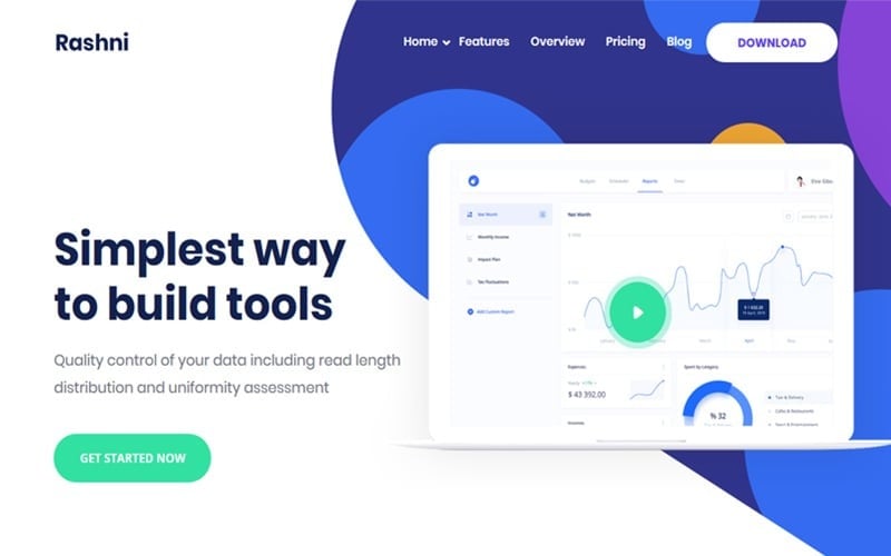 rashni app saas and software wordpress theme original