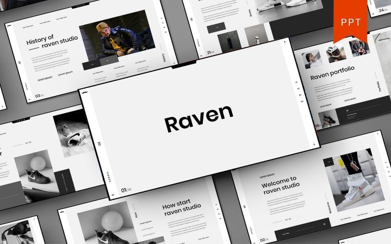 raven powerpoint template original