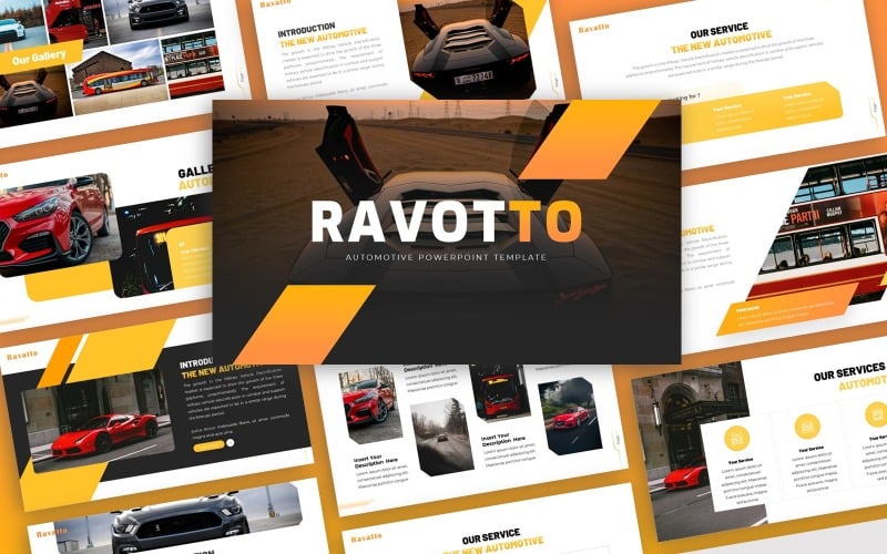 ravotto automotive multipurpose powerpoint template original