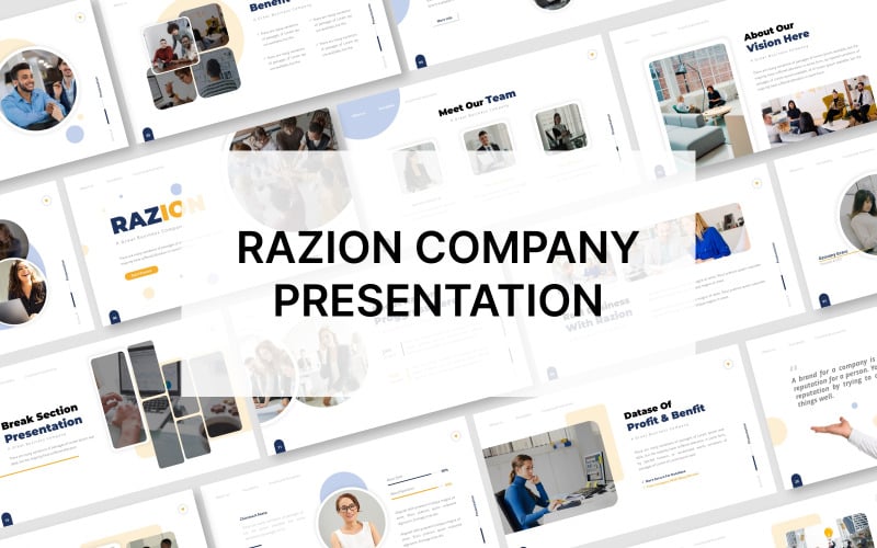 razion company powerpoint presentation template original