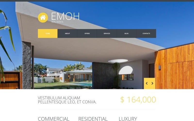 real estate agency joomla template original
