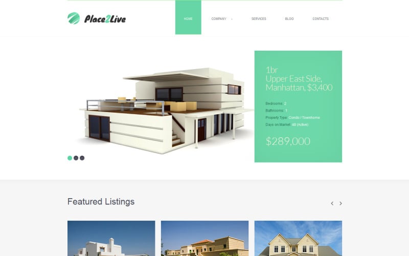 real estate agency joomla template original