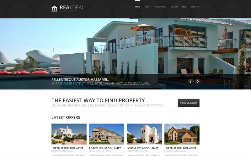 real estate agency responsive joomla template original