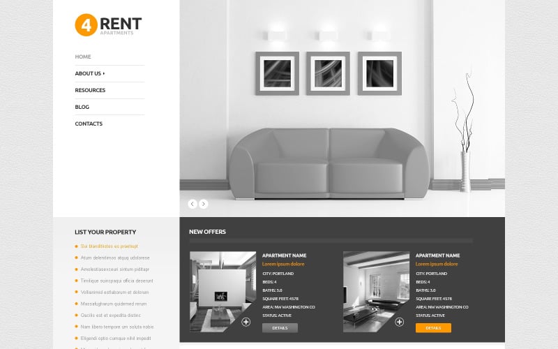 real estate agency responsive wordpress theme original