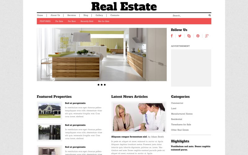 real estate agency responsive wordpress theme original