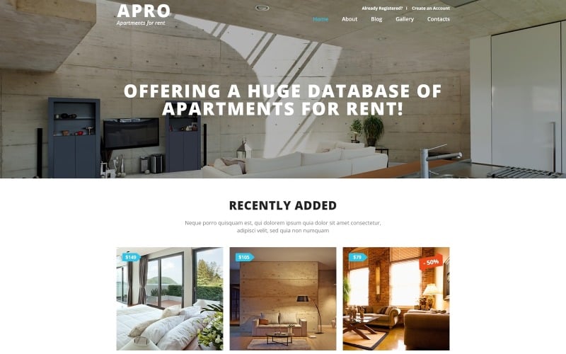 real estate business joomla template original