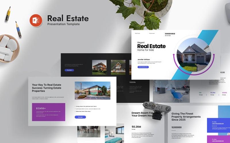 real estate business powerpoint presentation original