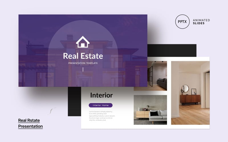 real estate business presentation template original