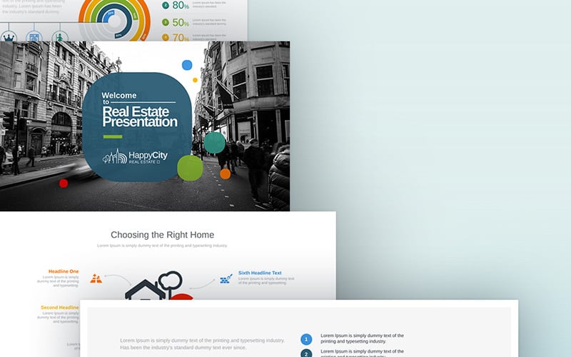 real estate construction powerpoint template original