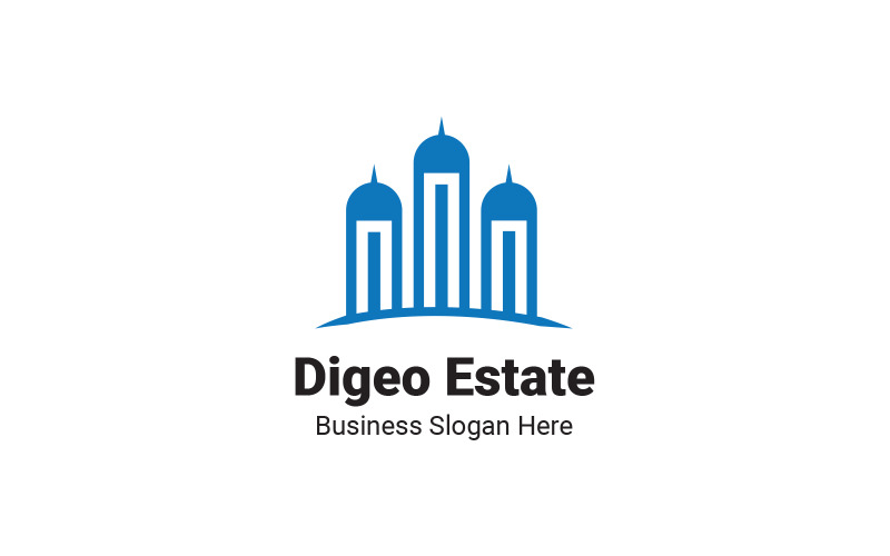 real estate digeo logo templates original