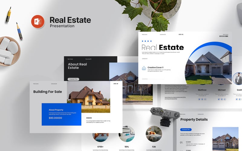 real estate digital powerpoint presentation original