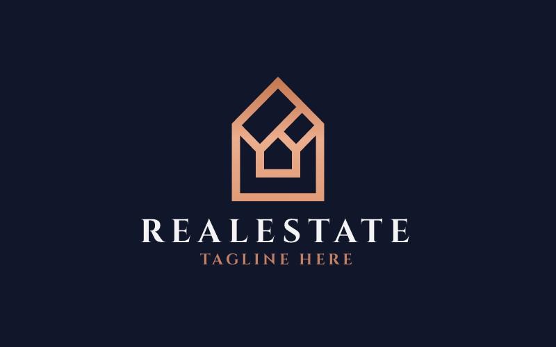 real estate expert pro logo template original