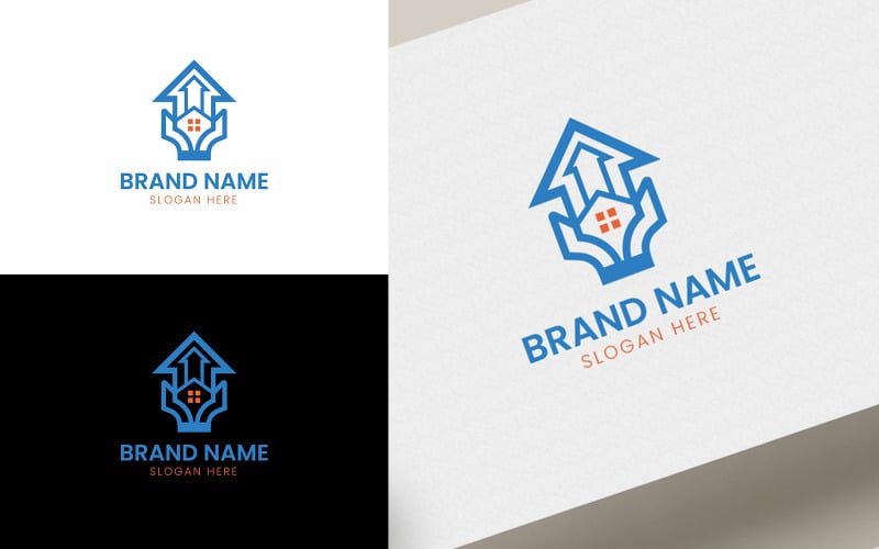 real estate investment logo v original