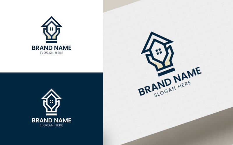 real estate investment logo v original