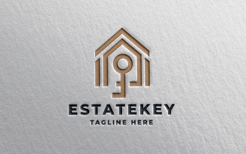 real estate key logo pro template original