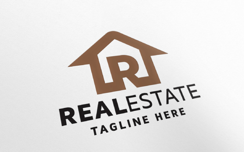 real estate letter r logo original