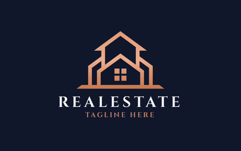 real estate luxury pro logo template original