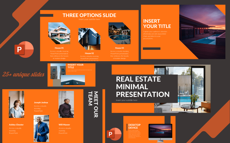 real estate minimal powerpoint presentation original