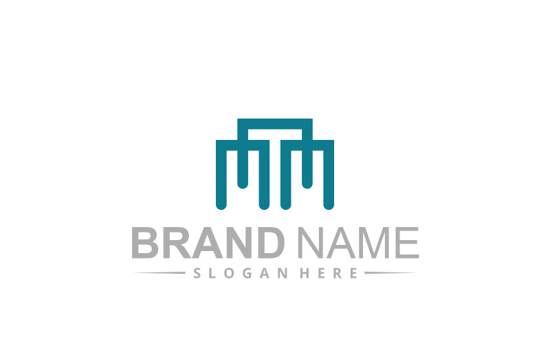 real estate mm logo design original