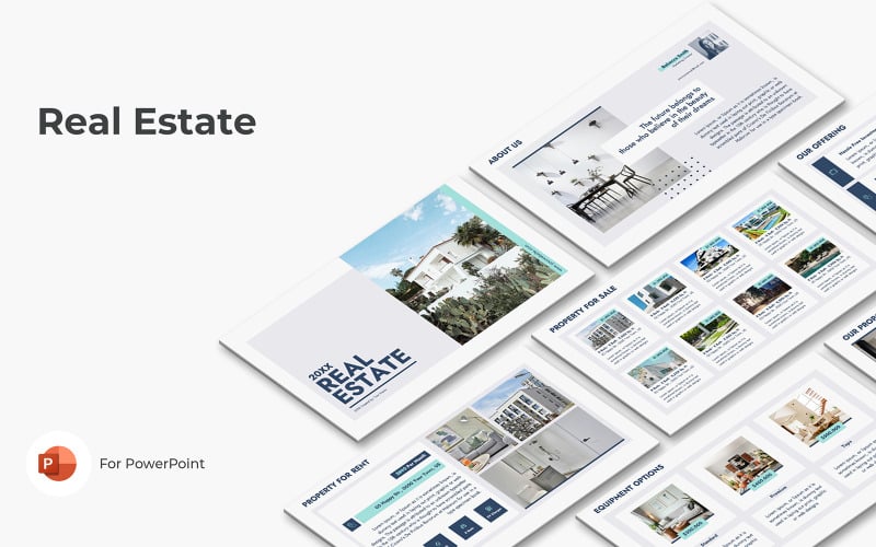 real estate powerpoint pptx presentation template original