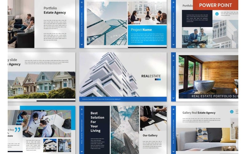 real estate powerpoint presentation templates original