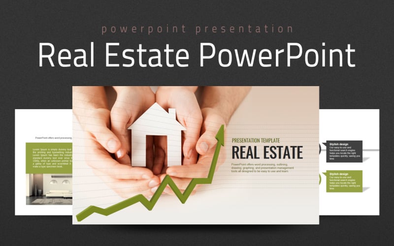 real estate powerpoint template original