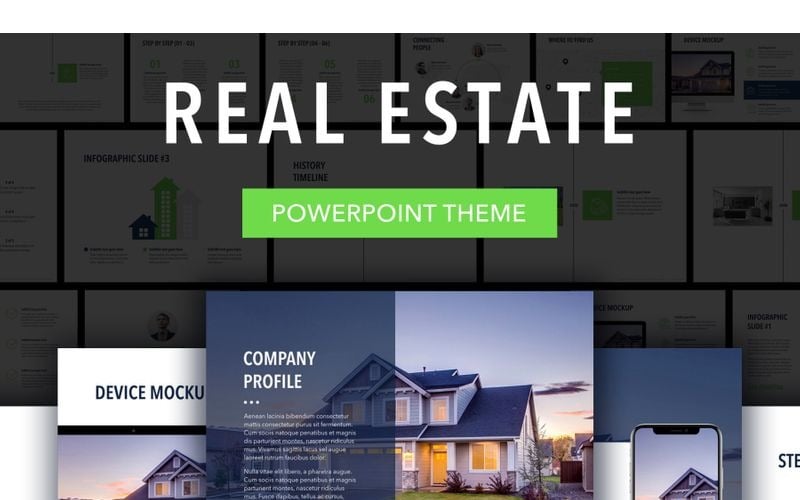 real estate powerpoint template original