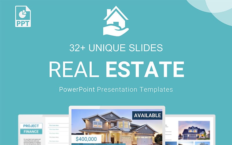 real estate presentation powerpoint template original