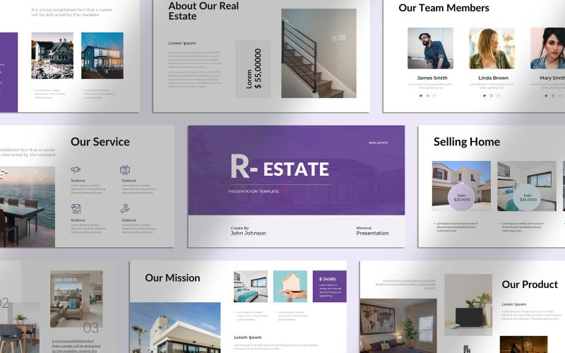 real estate presentation template original