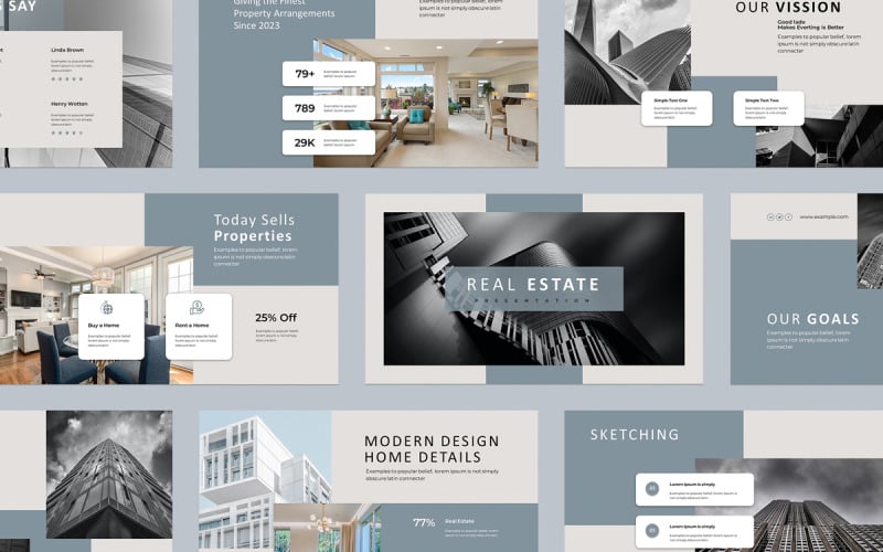 real estate presentation template original