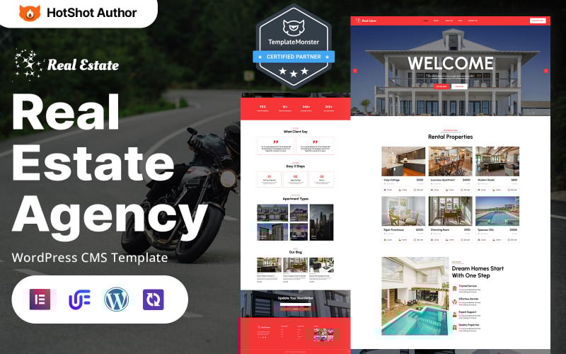 real estate realtor and property management wordpress responsive theme original