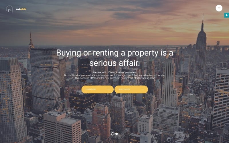real estate responsive joomla template original