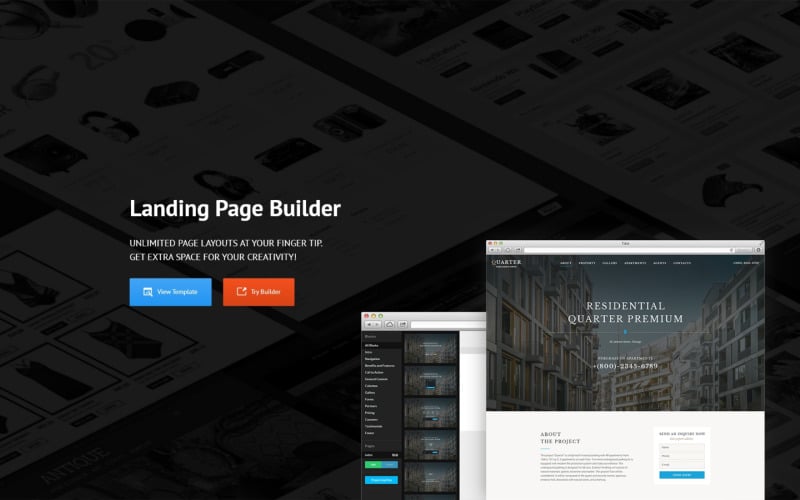 real estate responsive landing page template original