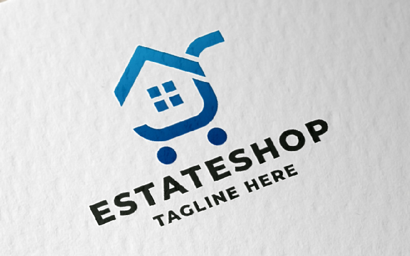 real estate shop pro logo template original