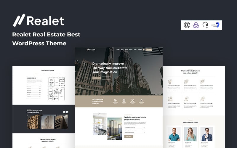 realet real estate best wordpress theme original