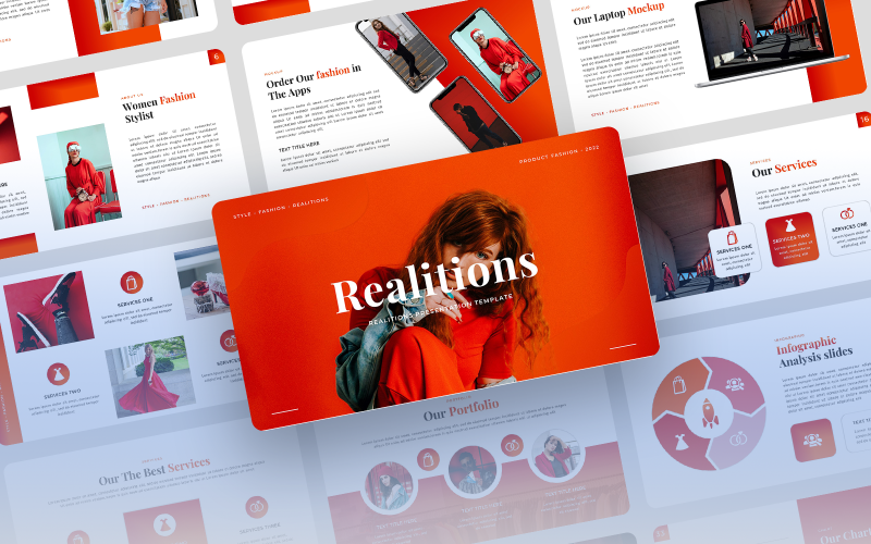 realitions fashion powerpoint template original