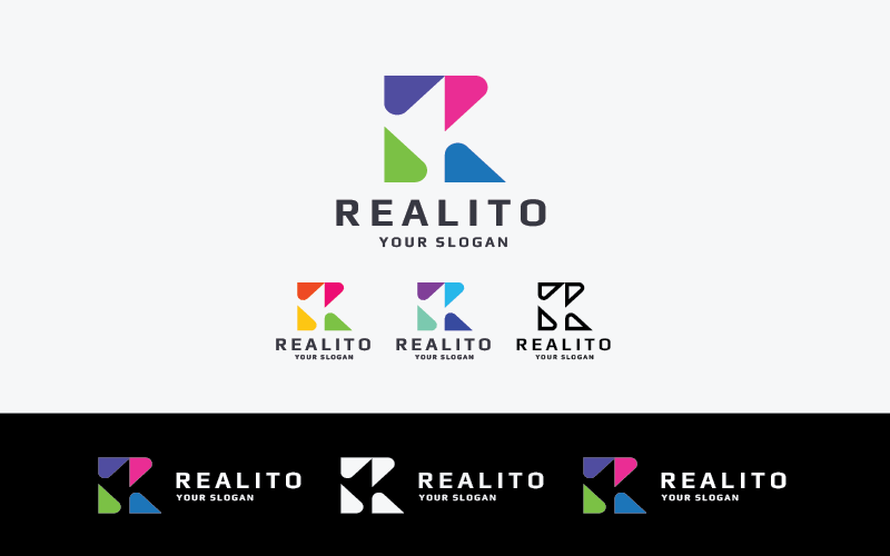realito letter r pro logo original