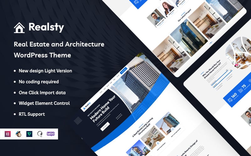 realsty real estate and architecture wordpress theme original