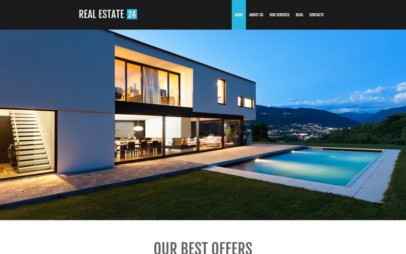 realtor services wordpress theme original