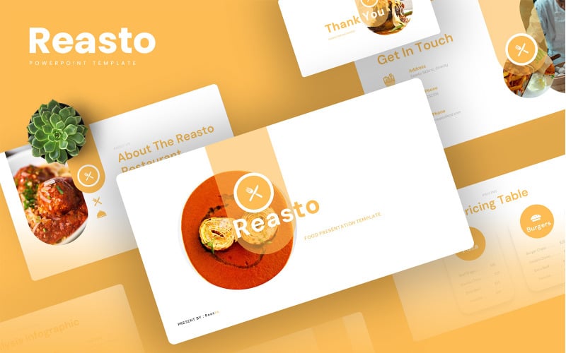 reasto food powerpoint template original