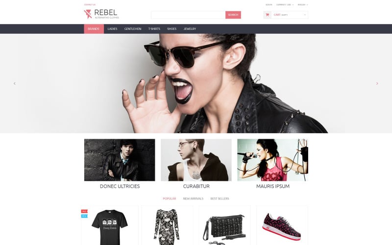 rebel prestashop theme original