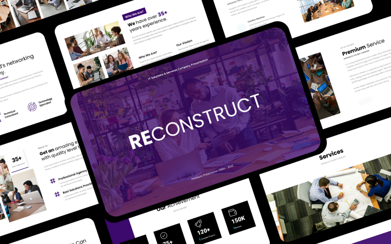 rebo technology presentation template original