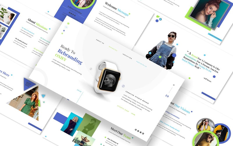 rebranding oxiey powerpoint template original