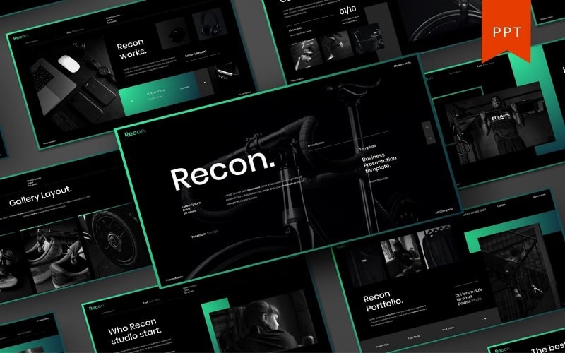 recon business powerpoint template original