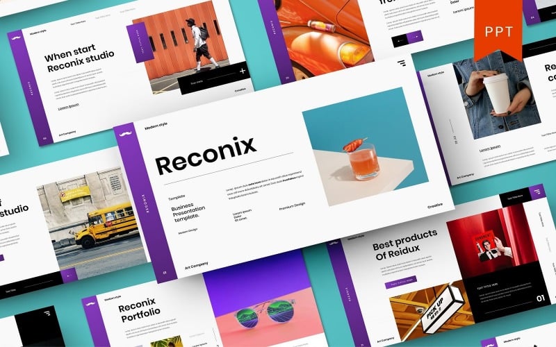 reconix business powerpoint template original