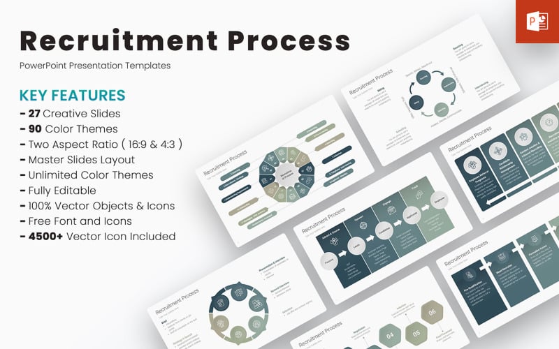 recruitment process powerpoint templates original