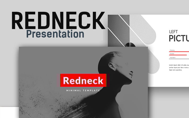 redneck creative minimal powerpoint template original