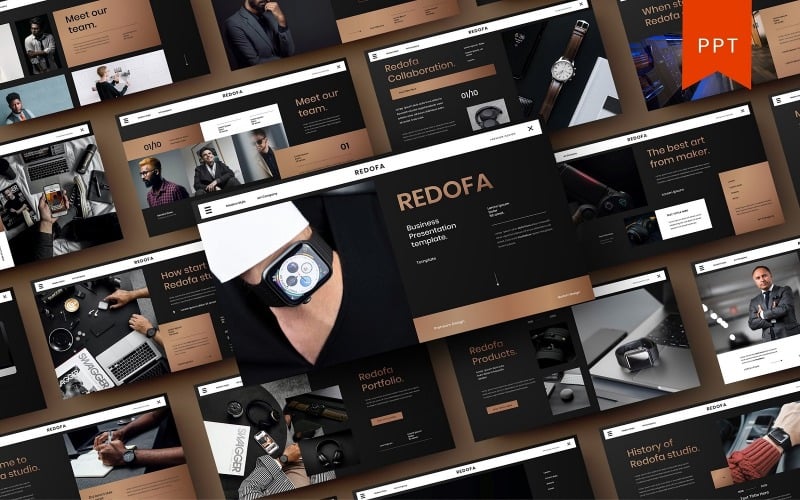 redofa business powerpoint template original