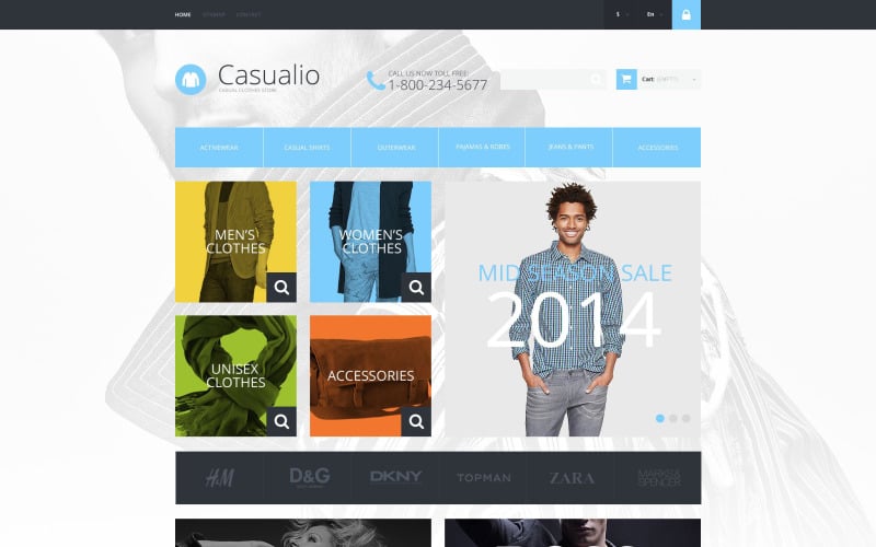 refined clothing prestashop theme original